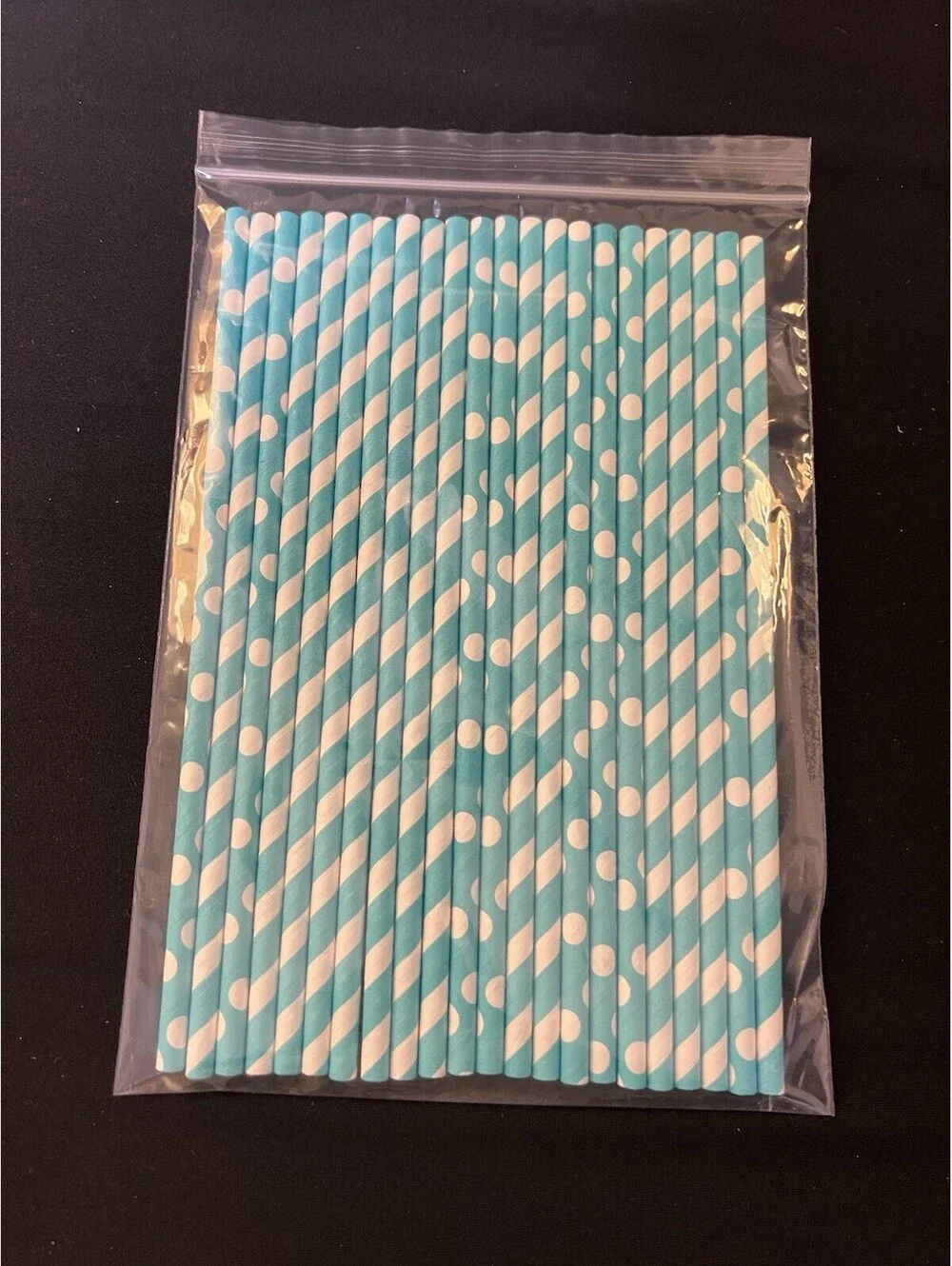 (22 PCS) Drinking Paper Straws - 7.75